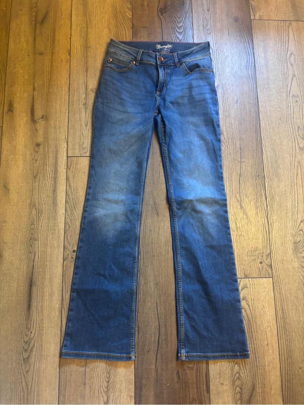 Wrangler Women’s Boot Cut Jeans - Blue - Picture 2 of 6